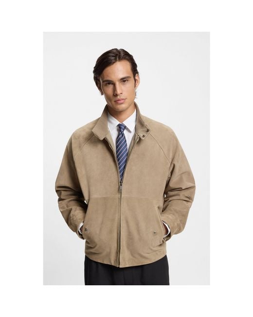 HUGO Natural Regular-Fit Jacket for men