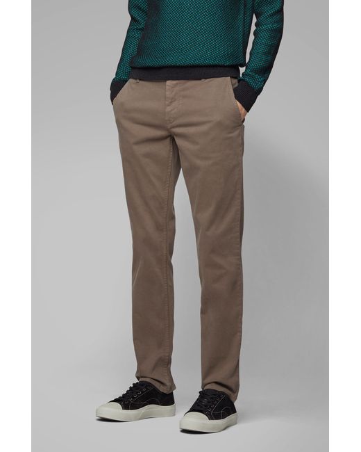 hugo boss grey chinos