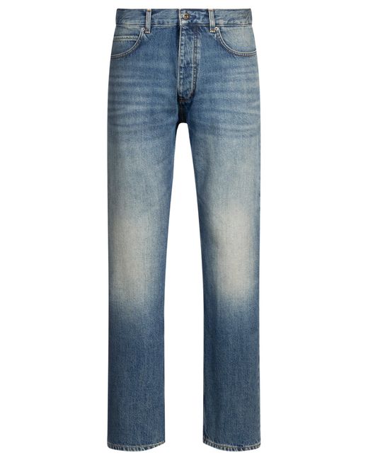 HUGO S Jonah Regular-fit Jeans In Mid-blue Stonewashed Denim for men