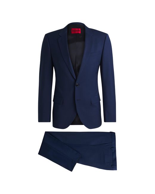 HUGO Blue Slim-Fit Suit for men