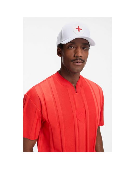 Boss White Logo Cap for men