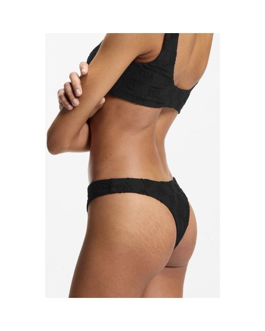 HUGO Black Brazilian Bikini Bottoms
