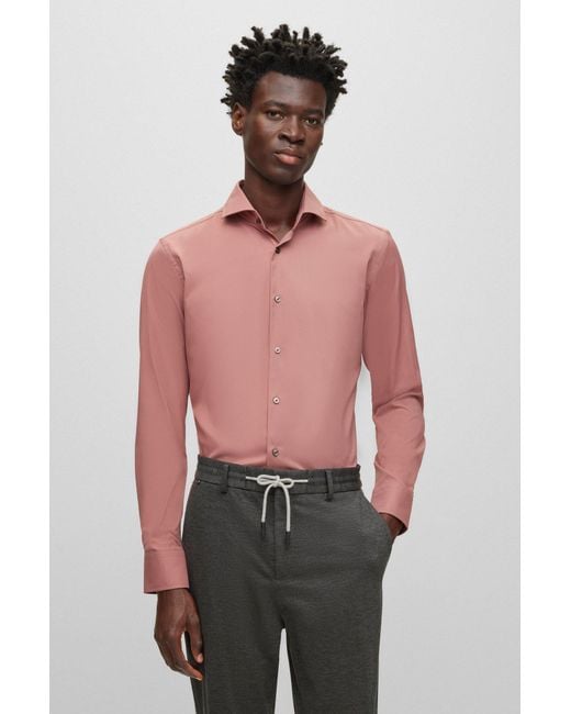 BOSS by HUGO BOSS Slim fit Shirt In Performance stretch Twill in