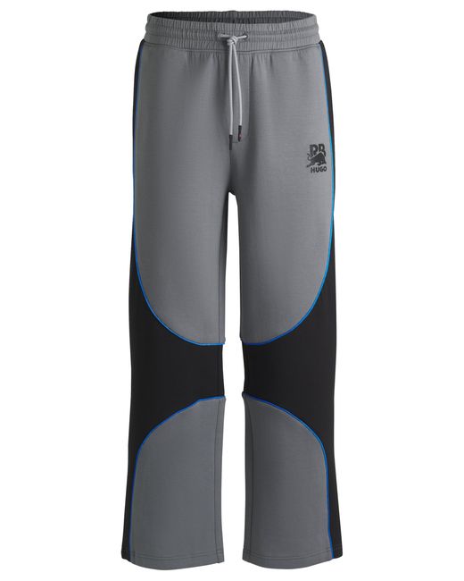 HUGO Black Dark Grey Men's Jogging Pants Size S for men