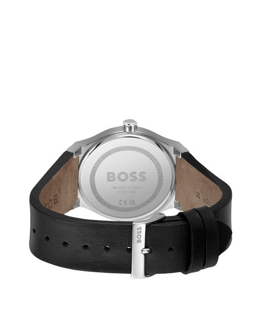 Boss Black Candor Leather Strap Watch for men