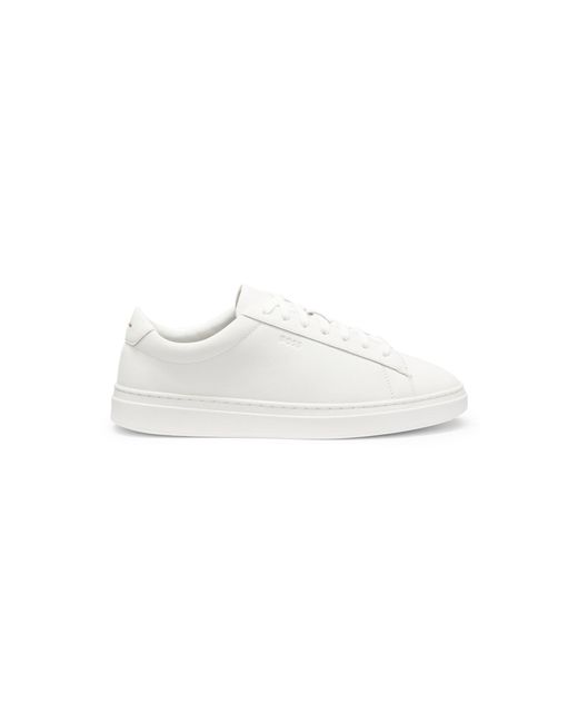 Boss White Cupsole Trainers for men