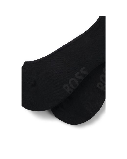 Boss Black Two-Pack Of Invisible Socks