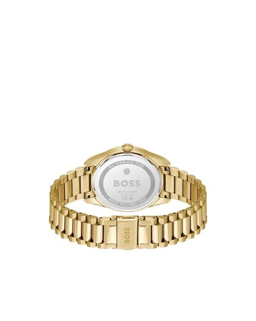 Boss Metallic Cheswick-Dial Watch With Fluted Bezel for men