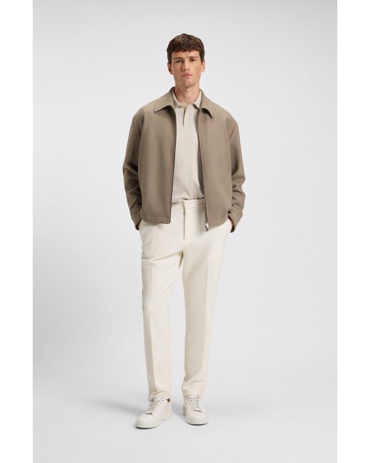 Boss Natural White Men's Polo Shirts Size L for men