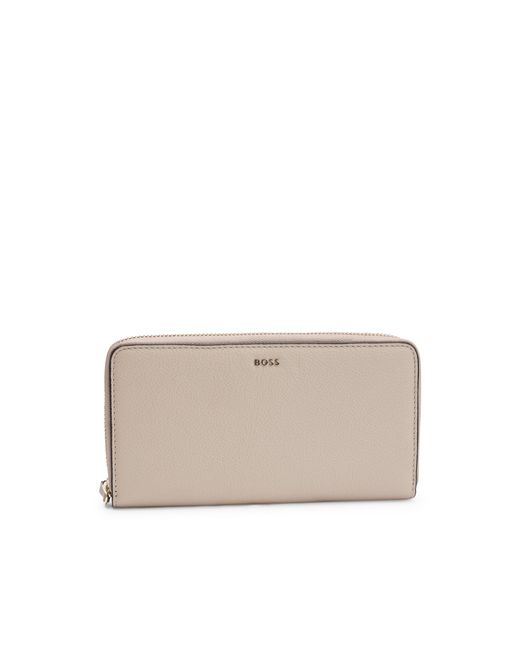 Boss Natural Ziparound Wallet