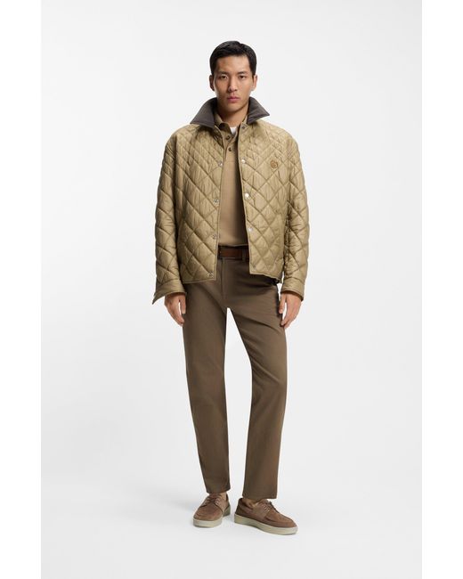 Boss Natural Khaki Men's Polo Shirts Size Xxxl for men