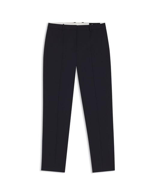 Boss Blue Regular-Fit Trousers