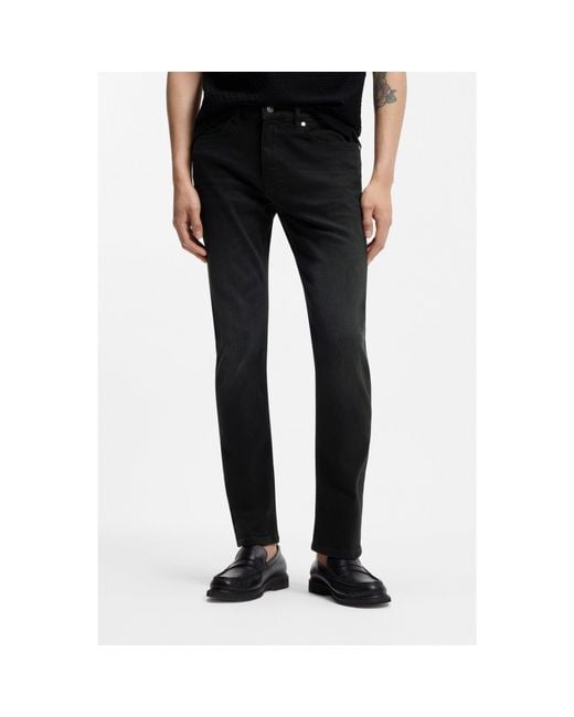 Boss Blue Delaware Slim-Fit Jeans for men