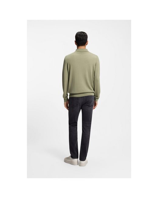 Boss Green Knit Polo for men