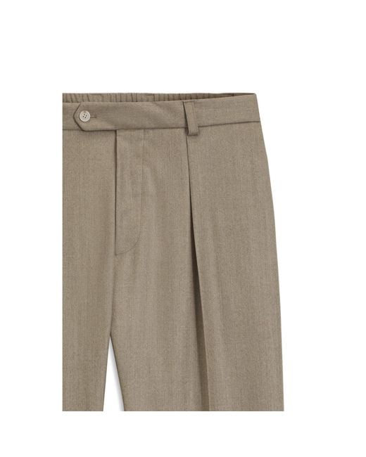 Boss Natural Beckham X Relaxed-Fit Trousers for men