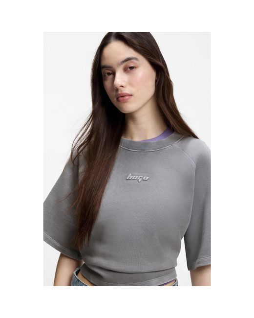 HUGO Blue Relaxed-Fit T-Shirt