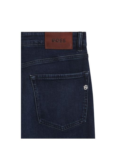 Boss Blue Maine Regular-Fit Jeans for men