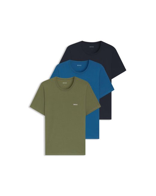 Boss Green Three-Pack Of Underwear T-Shirts for men