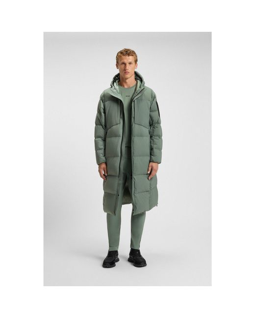 Boss Green Long-Length Down Jacket for men