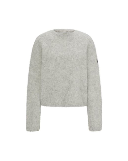 Boss Gray Equestrian Voluminous Sweater