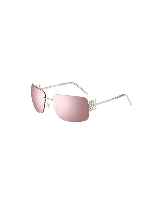 HUGO Pink Lens Sunglasses With Stacked-Logo Temples for men