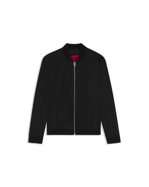 HUGO Black Slim-Fit Jacket for men