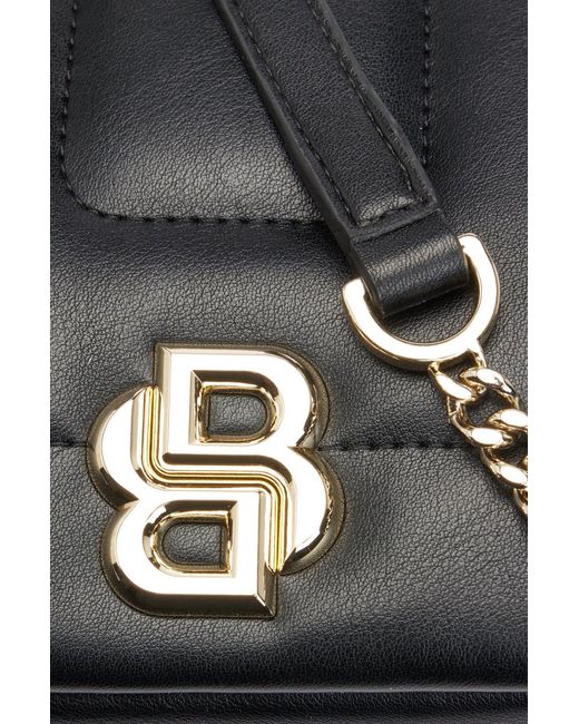 Boss Black Crossbody Bag With Double B Monogram
