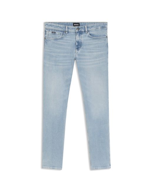 Boss Blue Delaware Slim-Fit Jeans for men