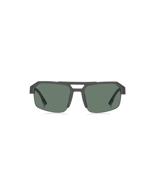 Boss Green Sunglasses With Temple Insert And Logo for men