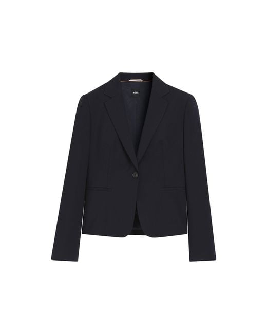 Boss Blue Regular-Fit Blazer