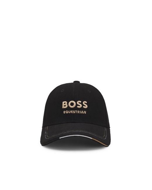 Boss Black Equestrian Logo-Embroidered Cap for men