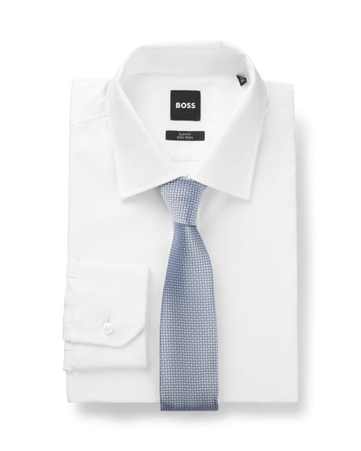 Cravatta di Boss in White da Uomo
