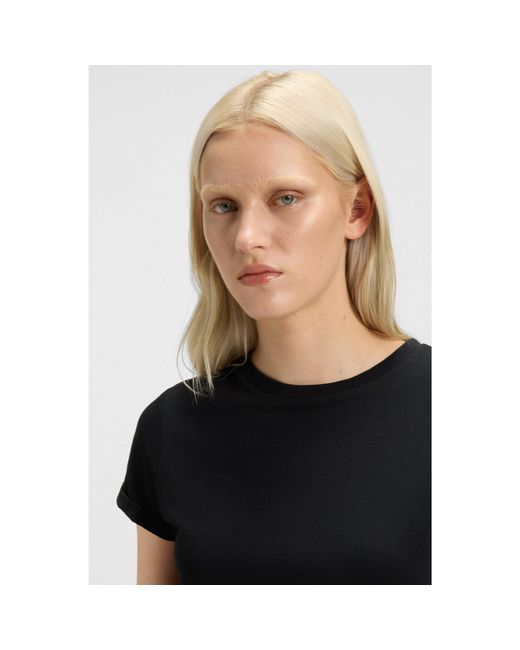 HUGO Black Slim-Fit T-Shirt