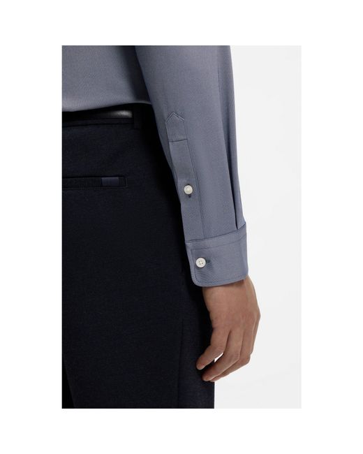 Boss Blue Regular-Fit Shirt for men