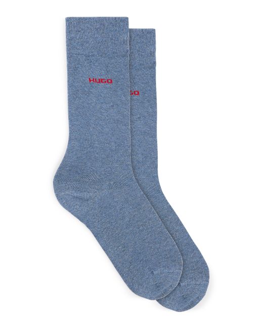HUGO Blue Two-pack Of Socks In A Cotton Blend for men