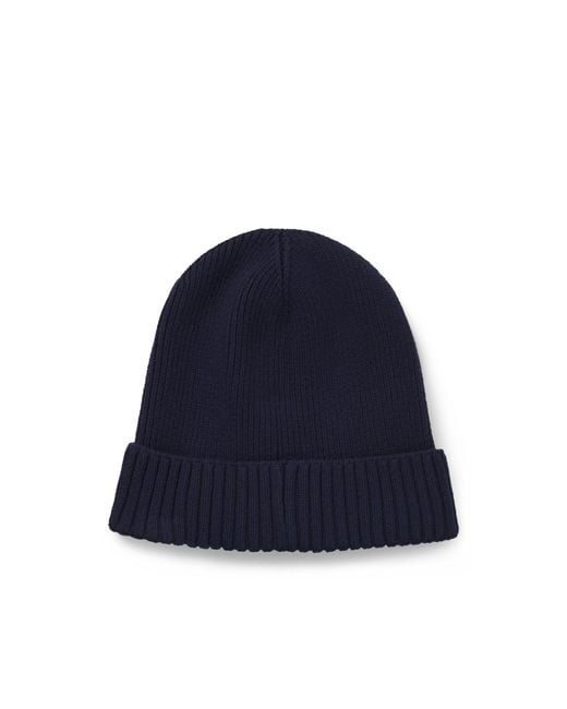 Boss Brown Equestrian Fisherman Beanie Hat