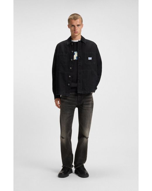 HUGO Black Men's Blue Collection Size M for men