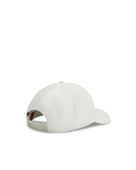 HUGO Green Cotton-Twill Cap With Logo for men