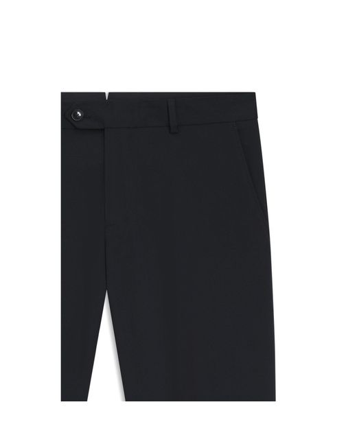 Boss Blue Slim-Fit Trousers for men