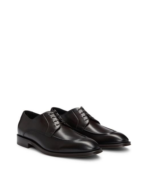 Boss leather derbies outlet