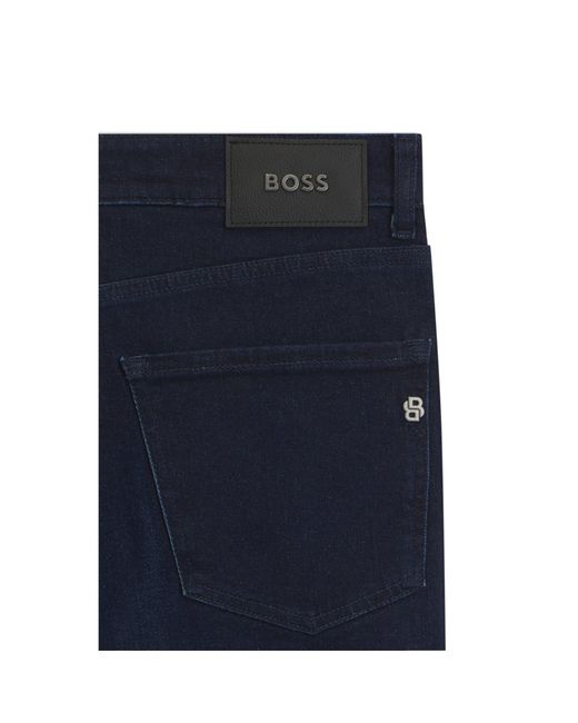 Boss Blue Slim-Fit Jeans for men