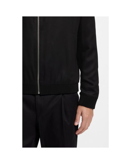 HUGO Black Slim-Fit Jacket for men