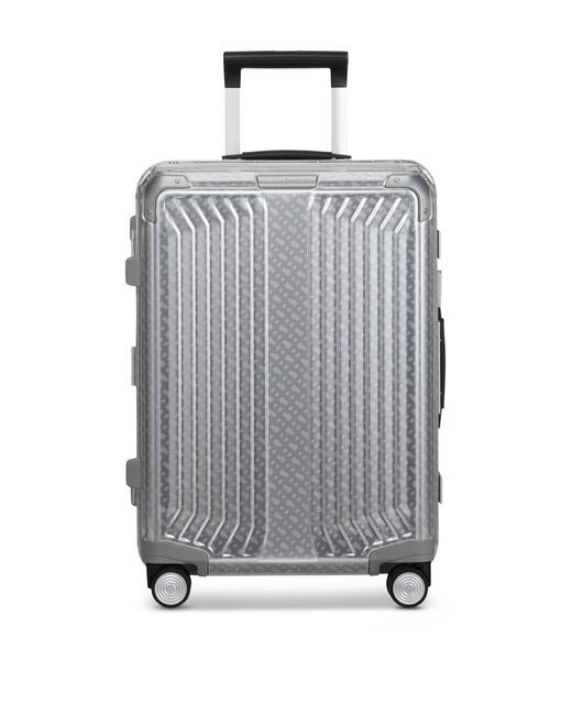Boss Großer X Samsonite Koffer Aus Silberfarbenem Aluminium 80 Cm in Gray für Herren