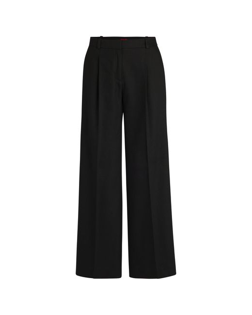 HUGO Black Regular-Fit Trousers