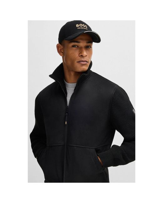 Boss Black Equestrian Logo-Embroidered Cap for men