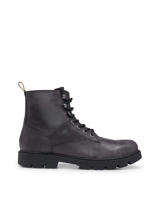Mens hugo boss boots deals