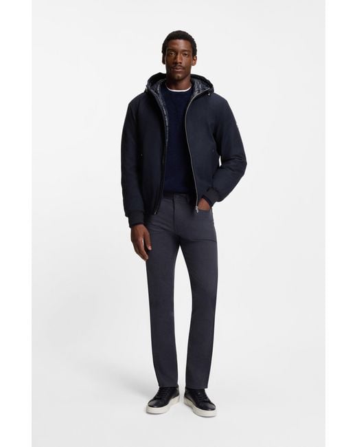 Boss Dark Blue Men's Down Jackets Size 36r for men