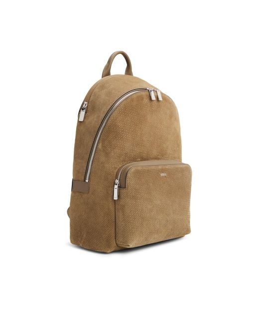 Boss Brown Backpack for men