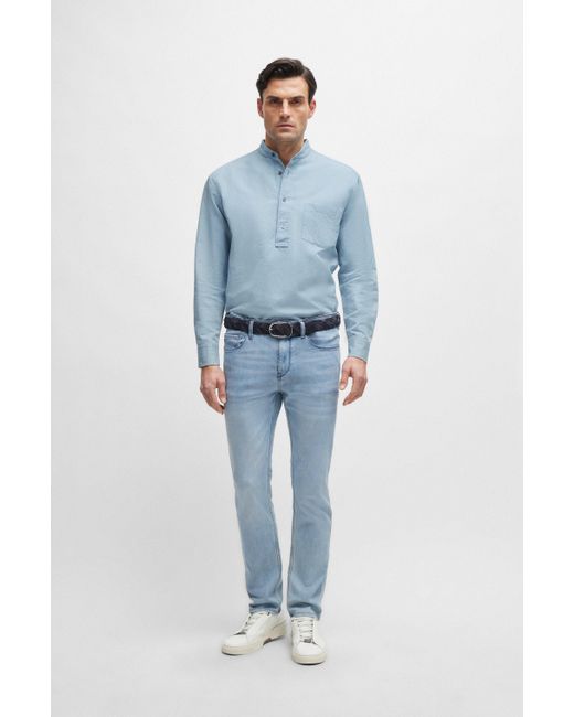 Boss Slim-fit Jeans In Blue Italian Denim for men