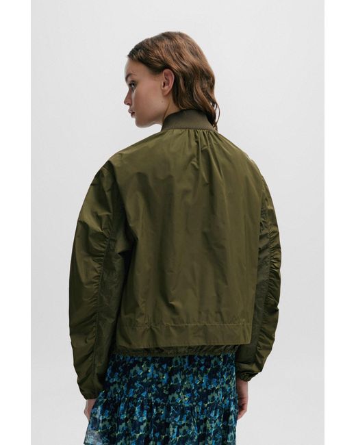 Boss Green Water-repellent Jacket In A Relaxed Fit